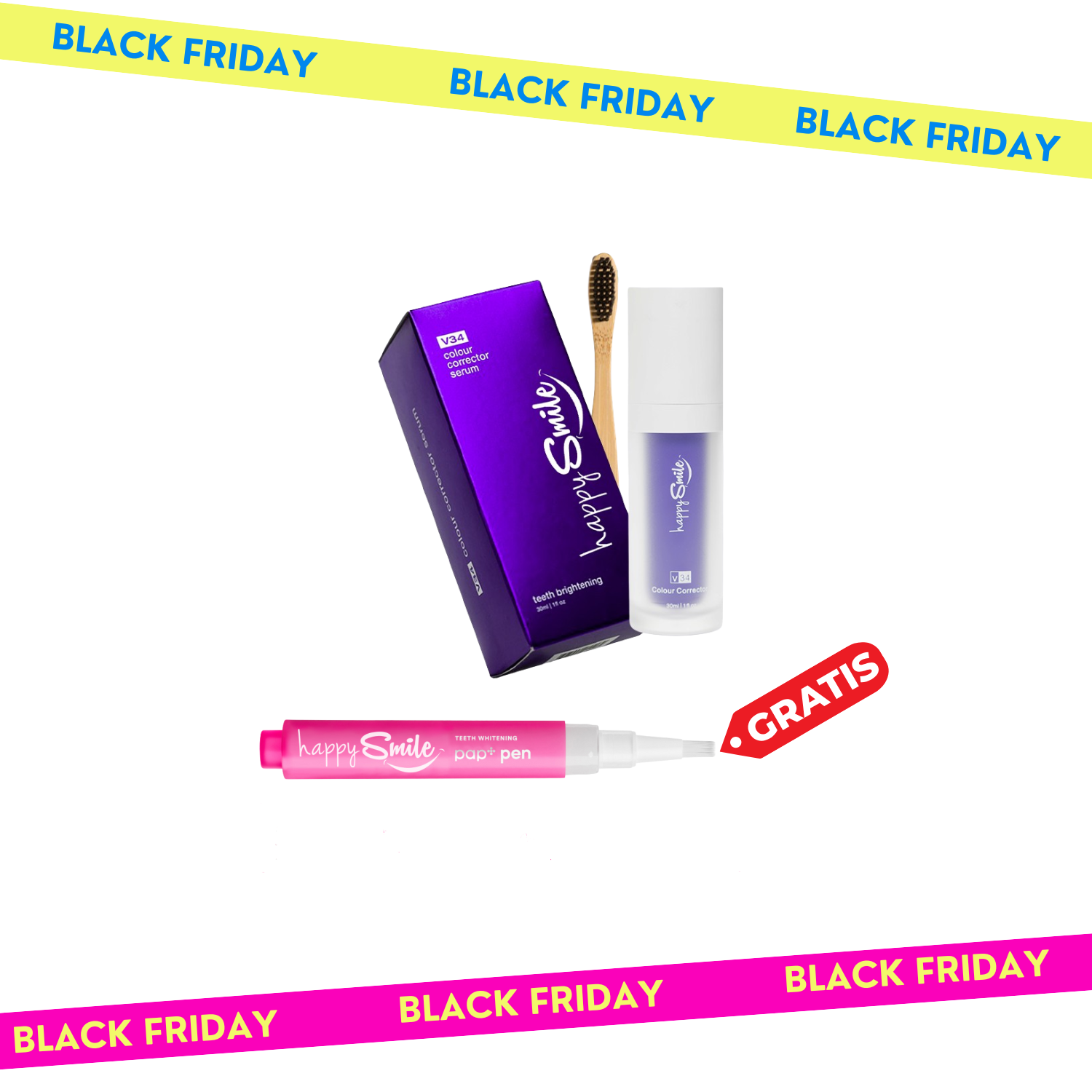 V34 Colour Corrector Serum + ГРАТИС PAP+ Пенкало за избелување