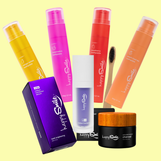ALL IN ONE PACKAGE - V34 Serum + Активен Јаглен + 4 Пасти за Заби