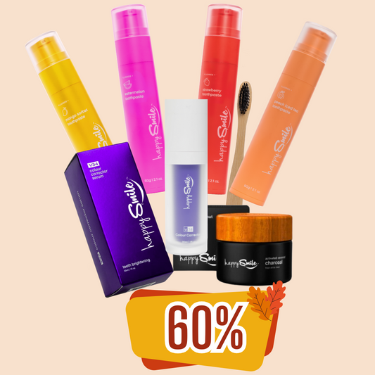 ALL IN ONE PACKAGE - V34 Serum + Активен Јаглен + 4 Пасти за Заби