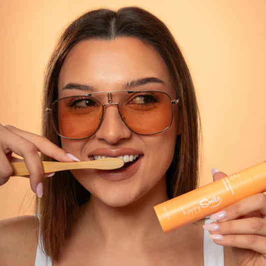 HappySmile Биоразградлива Четка за Заби од Бамбус